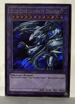 Blue-Eyes Ultimate Dragon LCKC-EN057 Secret Rare Unlimited Yugioh NM/M Fast Ship - Image 1