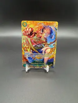 Monkey D Luffy SEC OP13-118 Carrying on His Will One Piece English Secret Rare - Image 1