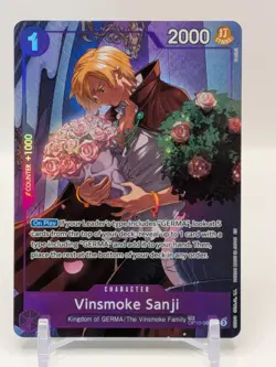 One Piece TCG – Vinsmoke Sanji Treasure Rare Alt Art OP10-063 (OP12 TR) NM+ - Image 2