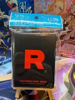 Pokemon Center Card Sleeves - Team Rocket - Japanese Import 64 Count - Image 1