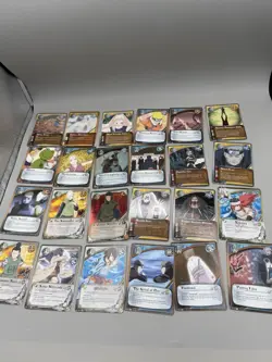 Naruto Shippuden Collectible Card Game Lot of 76 Cards and tin - Image 3