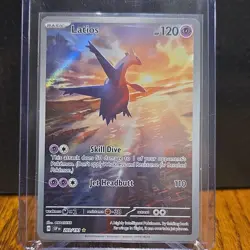 Pokemon Latios EN 203/191 Illustration Rare Full Art Basic 120 HP Card - Image 1