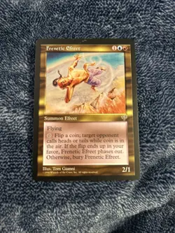 Magic the Gathering Frenetic Efreet Mirage Rare Creature Card - Image 1