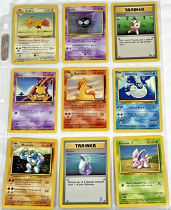 Pokemon Cards Nintendo Vintage Lot of 9 Excellent Condition (SKU 1832) - Image 1