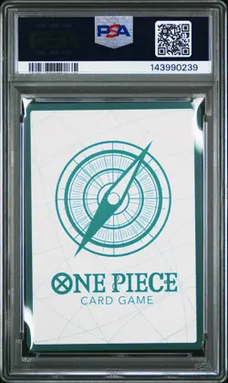 2025 One Piece Op13 Carrying Will Gol D. Roger Don!! Card Alt Art Gold PSA 10 - Image 2
