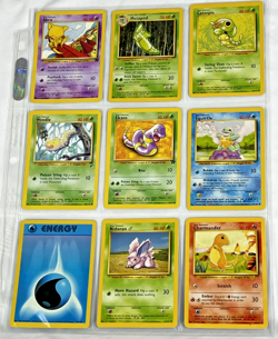 Pokemon Cards Nintendo Vintage Lot of 9 Excellent Condition (SKU 1841) - Image 1