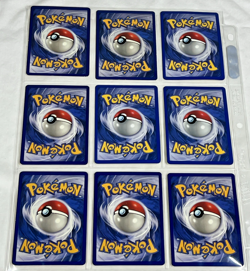 Pokemon Cards Nintendo Vintage Lot of 9 Excellent Condition (SKU 1841) - Image 3
