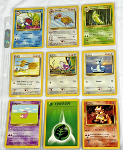 Pokemon Cards Nintendo Vintage Lot of 9 Excellent Condition (SKU 1839) - Image 1