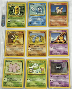Pokemon Cards Nintendo Vintage Lot of 9 Excellent Condition (SKU 1821) - Image 1