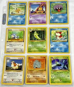 Pokemon Cards Nintendo Vintage Lot of 9 Excellent Condition (SKU 1829) - Image 1
