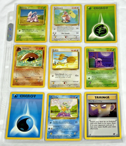 Pokemon Cards Nintendo Vintage Lot of 9 Excellent Condition (SKU 1837) - Image 1