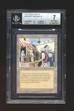 Bazaar of Baghdad - Magic the Gathering Arabian Nights BGS 7 Near Mint - Image 1