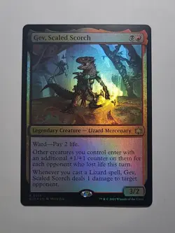 ​Gev, Scaled Scorch - Bloomburrow - Foil- Near Mint EN MTG​ - Image 1