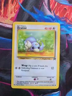 Pokemon Vintage- Team Rocket set, Dratini, Dark Dragonair NM/LP, 2 cards Lot 4 - Image 2