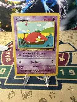 Slowpoke 67/82 Pokemon Team Rocket 1st Edition WOTC - Image 1