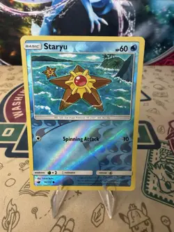 Staryu 15/111 Sun & Moon Crimson Invasion Pokemon Reverse Holo - Image 1