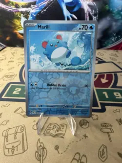 Marill 33/142 Reverse Holo Pokemon TCG Scarlet & Violet Stellar Crown - Image 1