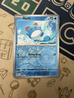Marill 33/142 Reverse Holo Pokemon TCG Scarlet & Violet Stellar Crown - Image 3