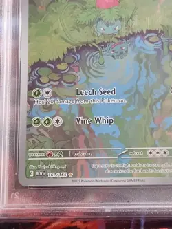 Pokemon TCG Scarlet & Violet Ivysaur Holo Illustration Card 167/165 PSA 10 - Image 4