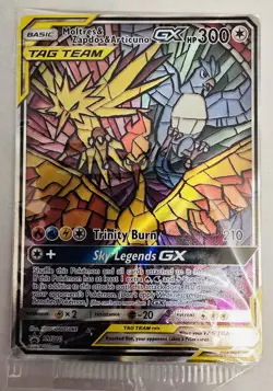 Moltres Zapados Articuno GX Tag Team (Sealed) Promo SM210 Pokemon - Image 1