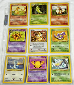 Pokemon Cards Nintendo Vintage Lot of 9 Excellent Condition (SKU 1840) - Image 1