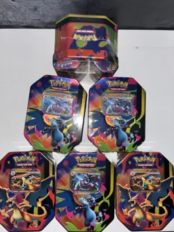 2 x Pokemon TCG: Mega Charizard ex Tins X & Y Set ✅Brand New & Sealed ✅Fast Ship - Image 2