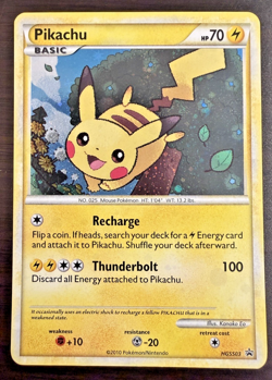 Pikachu HGSS03 HGSS Holographic Pokemon TGC Near Mint Condition - Image 1
