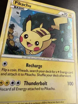 Pikachu HGSS03 HGSS Holographic Pokemon TGC Near Mint Condition - Image 2