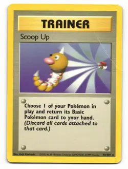 Scoop Up 78/102 Rare Base Set Pokemon DMG - Image 1