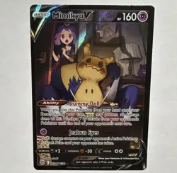 Pokemon Mimikyu V Ultra Rare TG16/TG30 2022 Brilliant Stars NM - Image 1