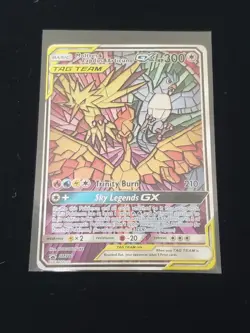 Pokemon Moltres And Zapdos And Articuno SM210 Stained Glass Promo - Image 4