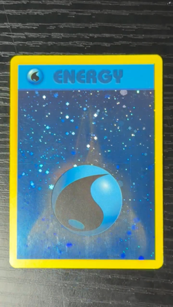 Pokemon !Error! ENERGIZE YOUR GAME Promo Water Energy SWIRL Vintage Miscut Foil - Image 2