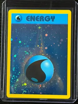 Pokemon !Error! ENERGIZE YOUR GAME Promo Water Energy SWIRL Vintage Miscut Foil - Image 4