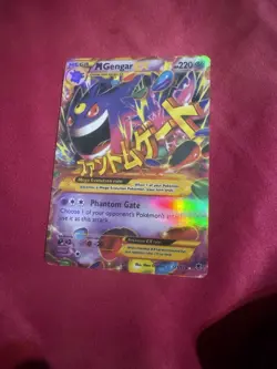 Pokemon M Gengar EX Full Art Secret Rare Holo XY Phantom Forces 121/119 - Image 1