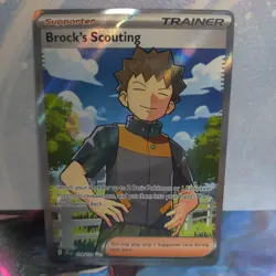 Brock's Scouting 179/159 – Ultra Rare Holo – NM Pokemon TCG - Image 1