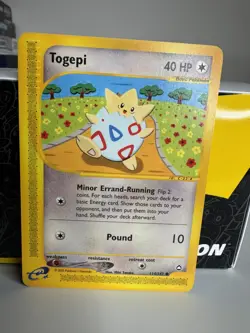 Togepi 114/147 Aquapolis Regular Pokemon TCG Common 2002 LP - Image 1