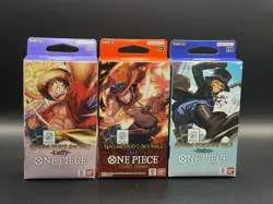 One Piece TCG Special Don Set Volumes 1, 2, and 3 English Sealed - Image 1