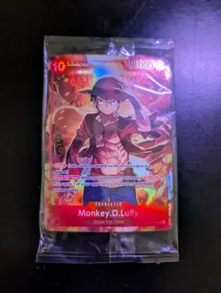 Monkey.D.Luffy ST10-006 One Piece Promotion Card Foil Sealed - Image 1