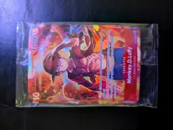 Monkey.D.Luffy ST10-006 One Piece Promotion Card Foil Sealed - Image 2
