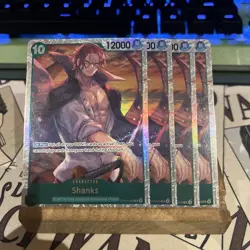 One Piece CCG Shanks Carrying On His Will SR Holo Card OP13-028 NM - Image 1