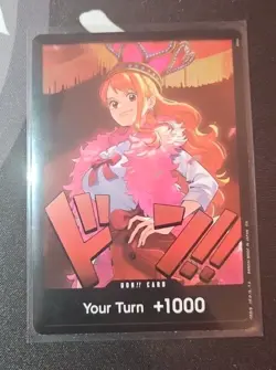 DON!! Card (Nami) DON!! Extra Booster: One Piece Heroines Edition NM Foil - Image 1