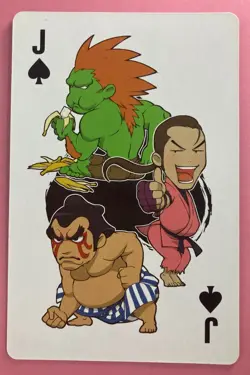 J Dan Blanka E. HONDA Street Fighter 4 Arcade Edition Playing Card Japnaese - Image 1