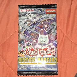 Konami Yu-Gi-Oh! TCG Justice Hunters 1st Edition English Booster Pack 7 Cards - Image 2