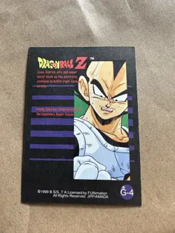 Dragon Ball Z - Zarbon G5 - Super Saiyan Goku G-4 + 8 cards - Image 4