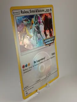 Pokemon Raikou, Entei & Suicune (Jumbo) Black Star Promo OVERSIZED Card - Image 3
