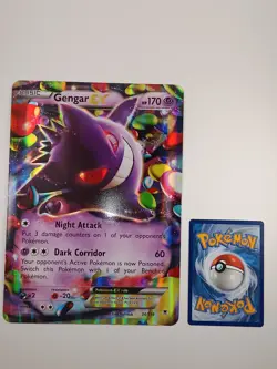 Pokemon Gengar EX TCG Jumbo Card 34/119 Near Mint - Image 2