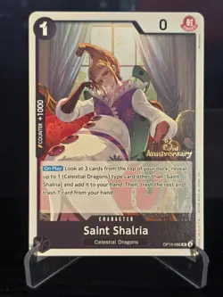 One Piece Card Game - Saint Shalria (3rd Anniversary Promo) OP13-086 UC - Image 1