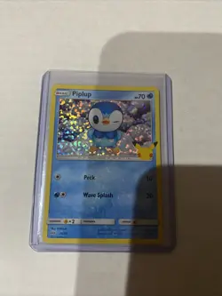 Piplup 20/25 Holo Pokemon 25th Anniversary McDonalds Promo Card 2021 - Image 1