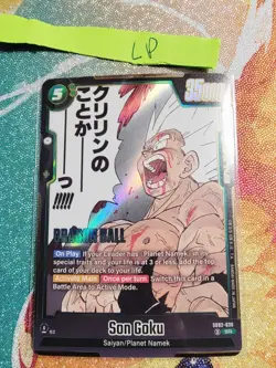 Son Goku SB02-038 Manga Booster 02 (SB02) English Dragon Ball Super Card Gam LP - Image 1
