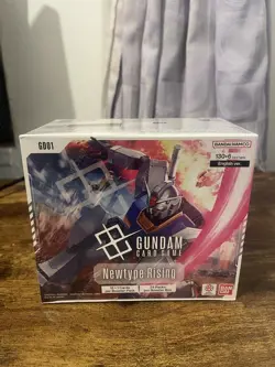 GD01 Booster Box Gundam Card Game Newtype Rising English Sealed - Image 1